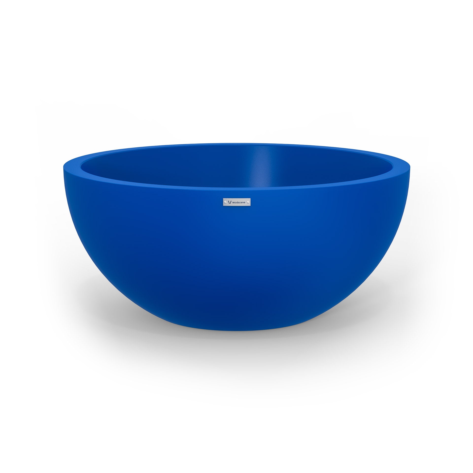 A large Modscene planter bowl in dark blue. NZ made.