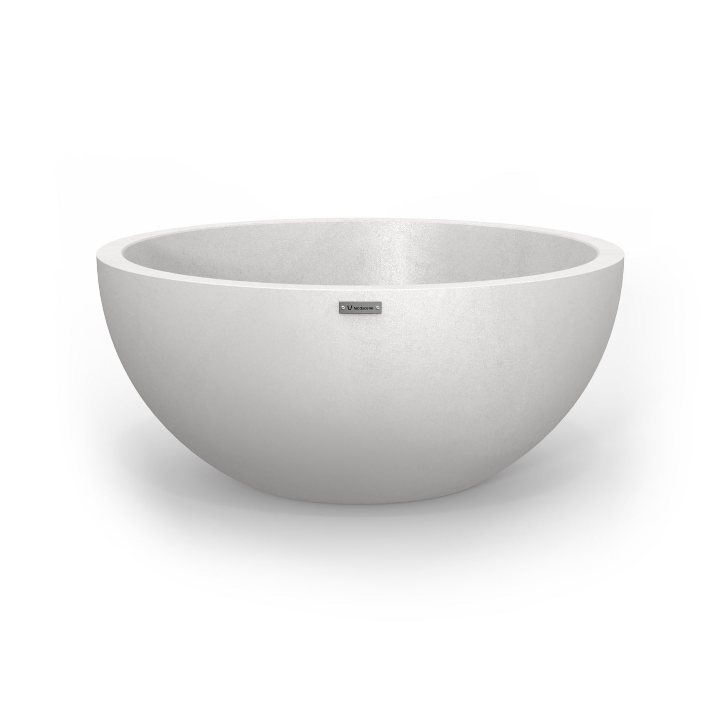 A large white planter bowl. NZ made.