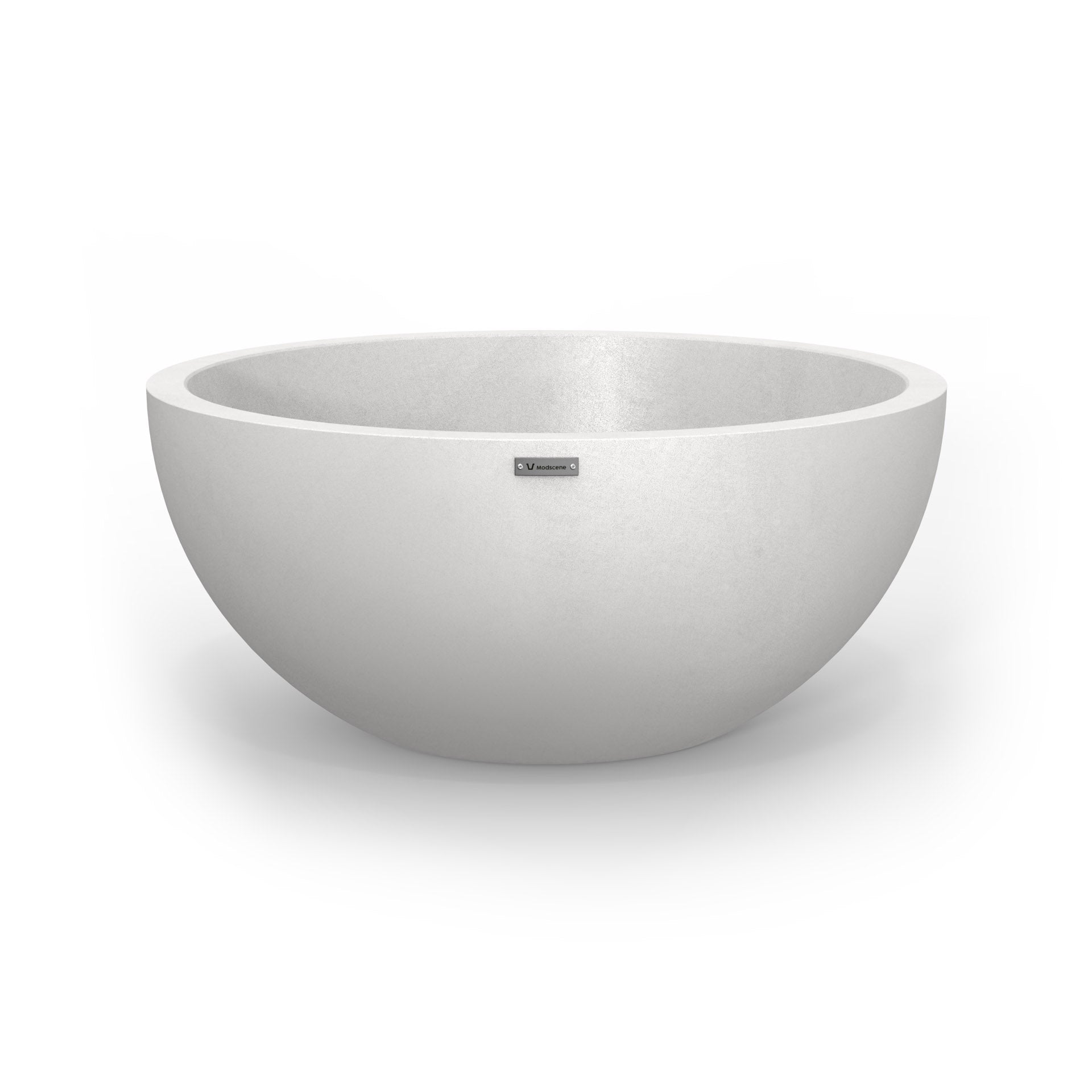 A large white planter bowl. NZ made.