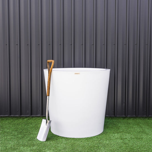 Large white Modscene planter pots New Zealand