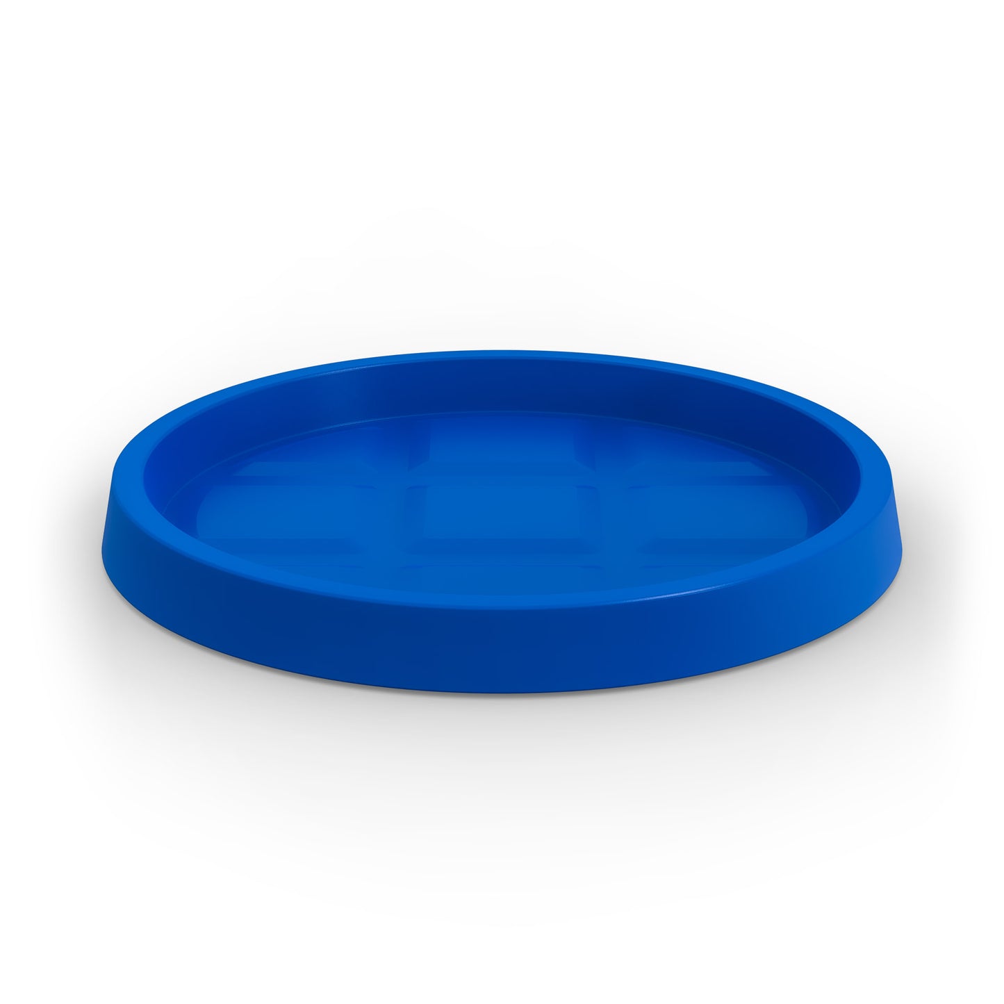 A dark blue saucer for Modscene planter pots. New Zealand made.