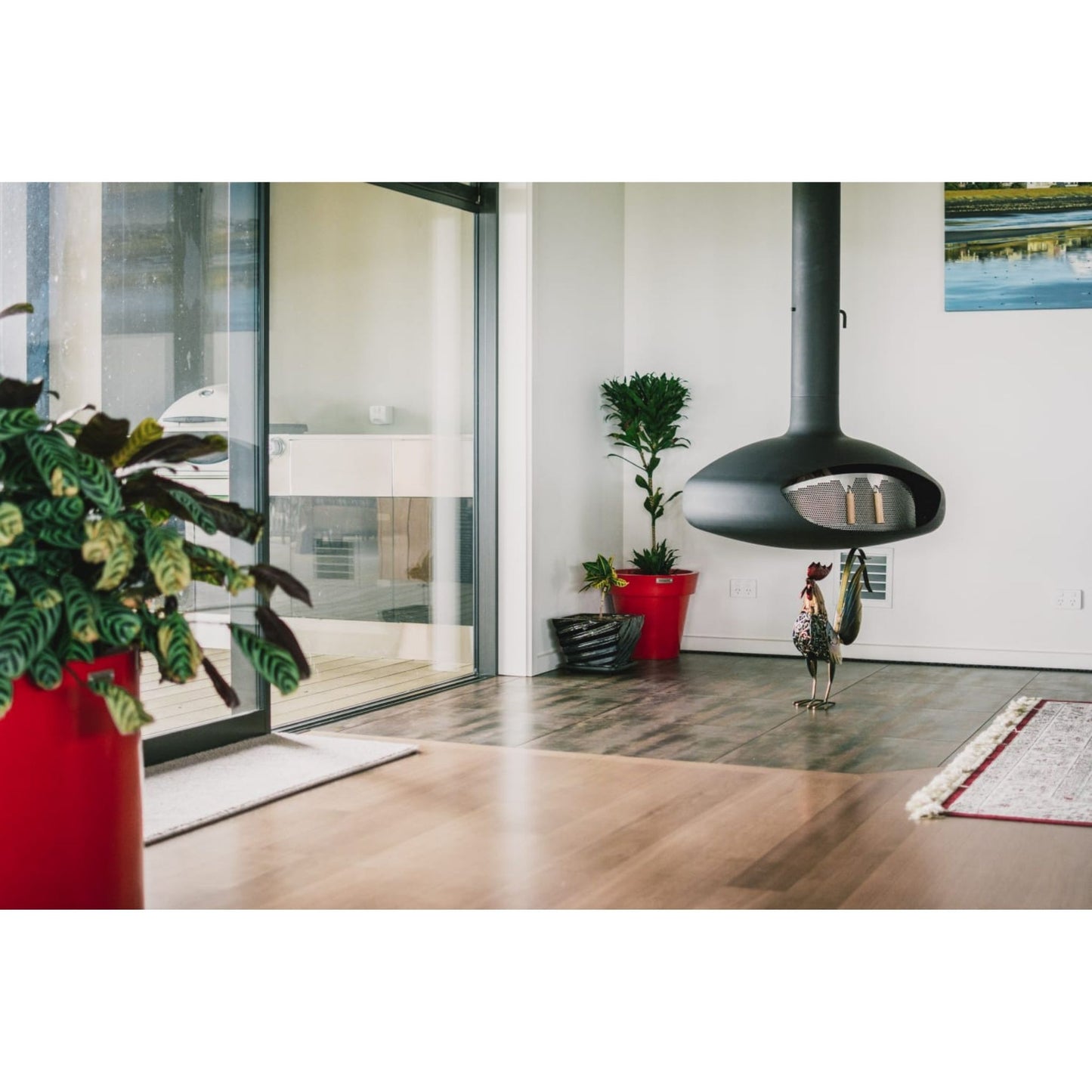 Red indoor planter pots NZ.