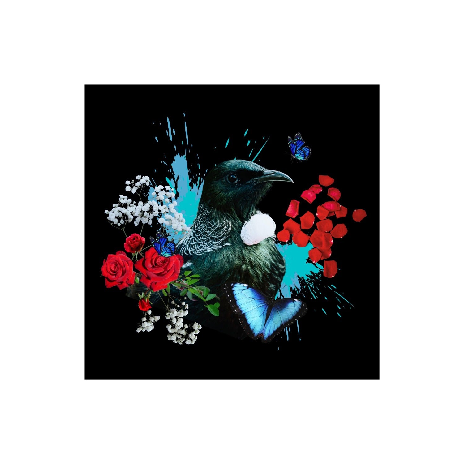 NZ Tui Bird Table Top