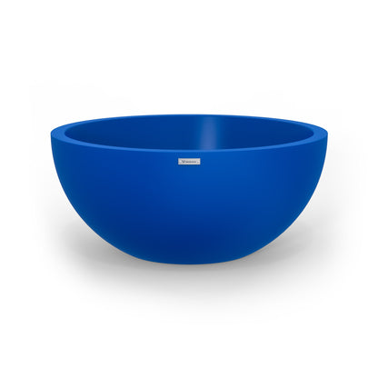 A large Modscene planter bowl in dark blue. NZ made.