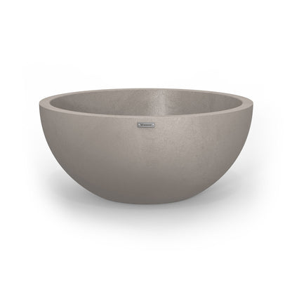 A large Modscene planter bowl with a concrete look. NZ made.