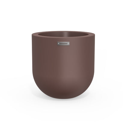 Lisbon 400 Indoor Planter in Ochre.
