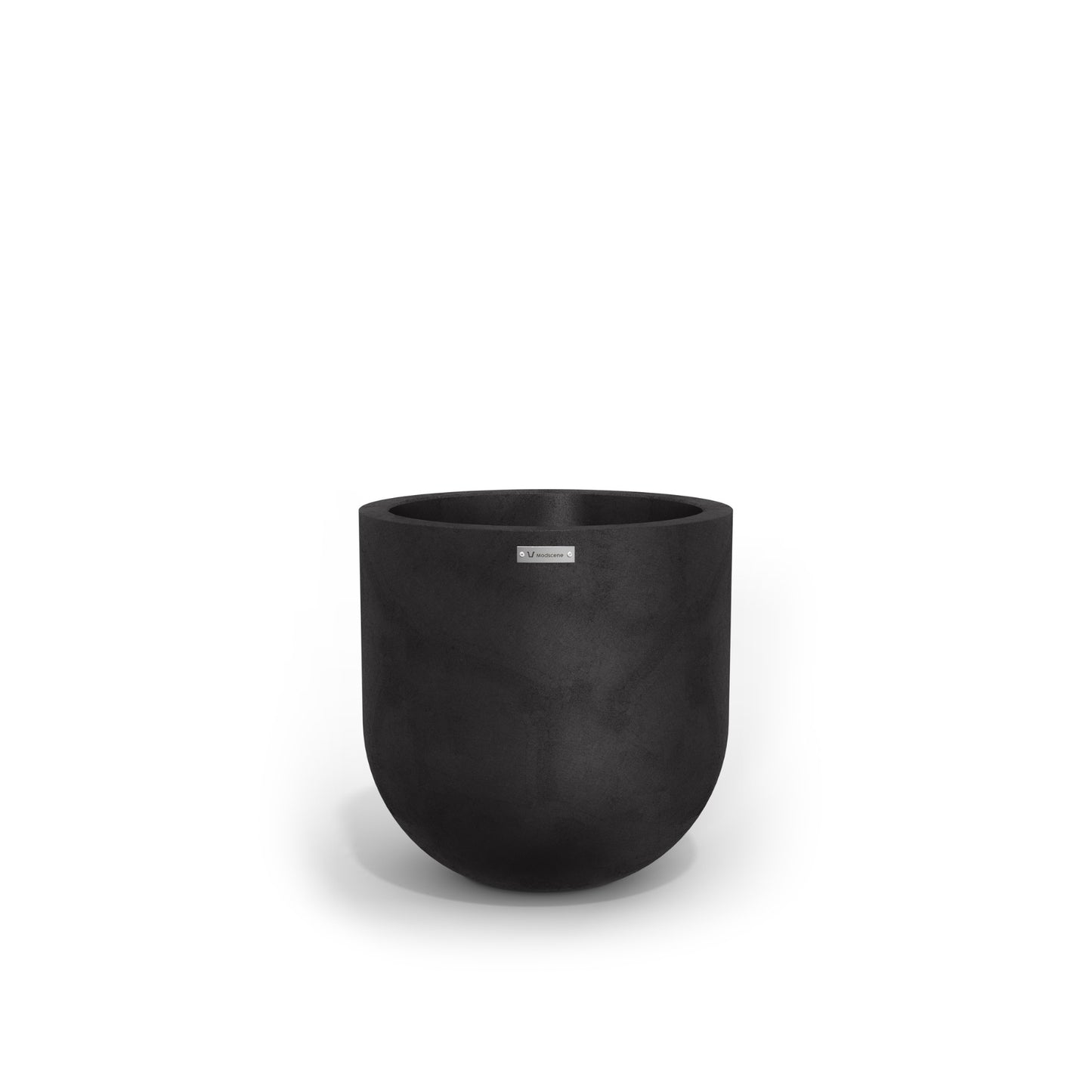 A modern style planter made by Modscene in a matte black finish. New Zealand made pots.