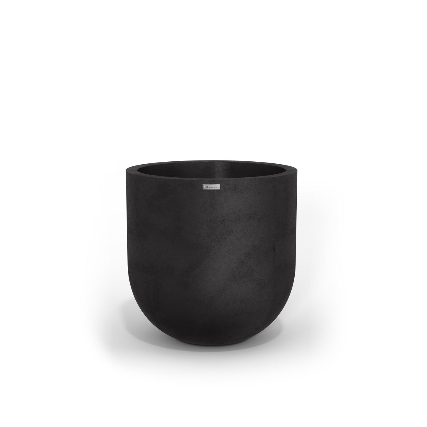 A large modern style planter by Modscene in a matte black. NZ made plant pots.