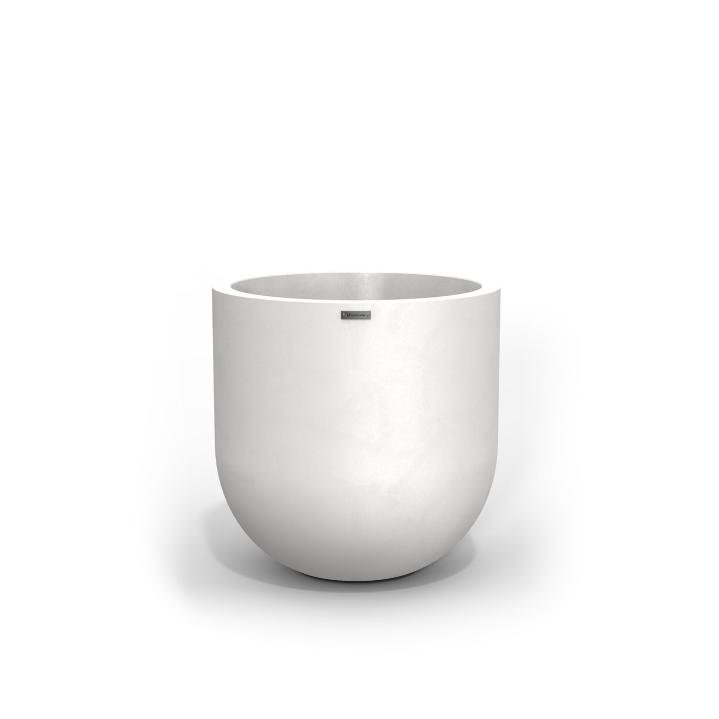 A large modern style planter by Modscene in white. NZ made plant pots.