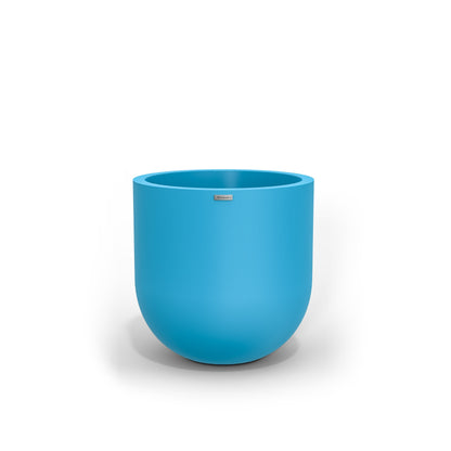 A large modern style planter by Modscene in a light blue colour. NZ made plant pots.