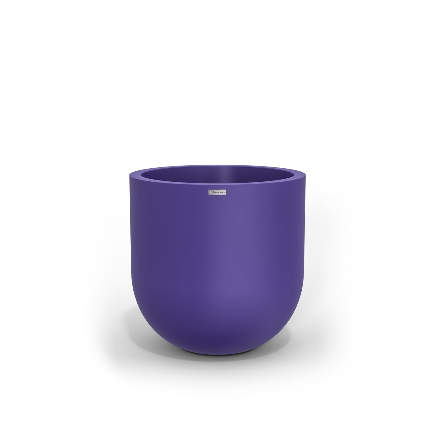 A modern style planter by Modscene in a purple colour. NZ made plant pots.