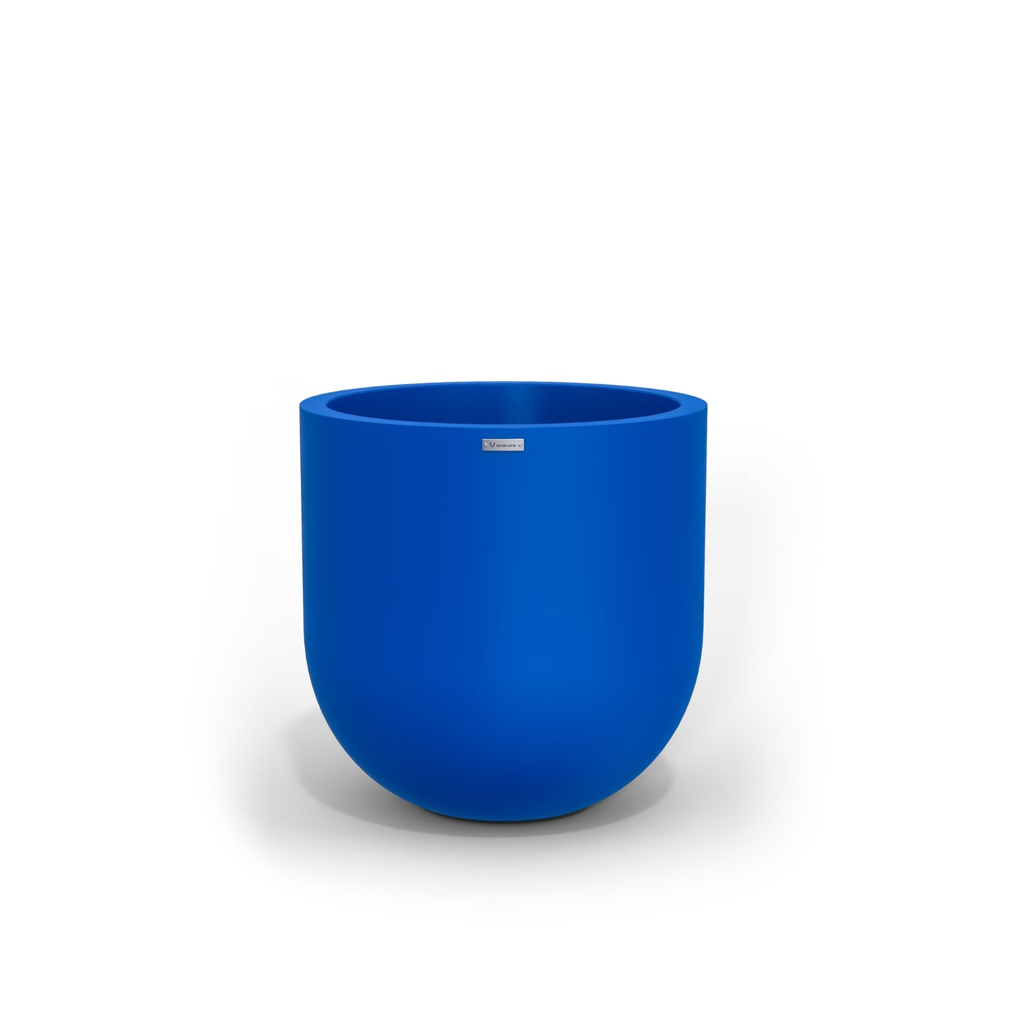 A modern style planter by Modscene in a dark blue colour. NZ made plant pots.