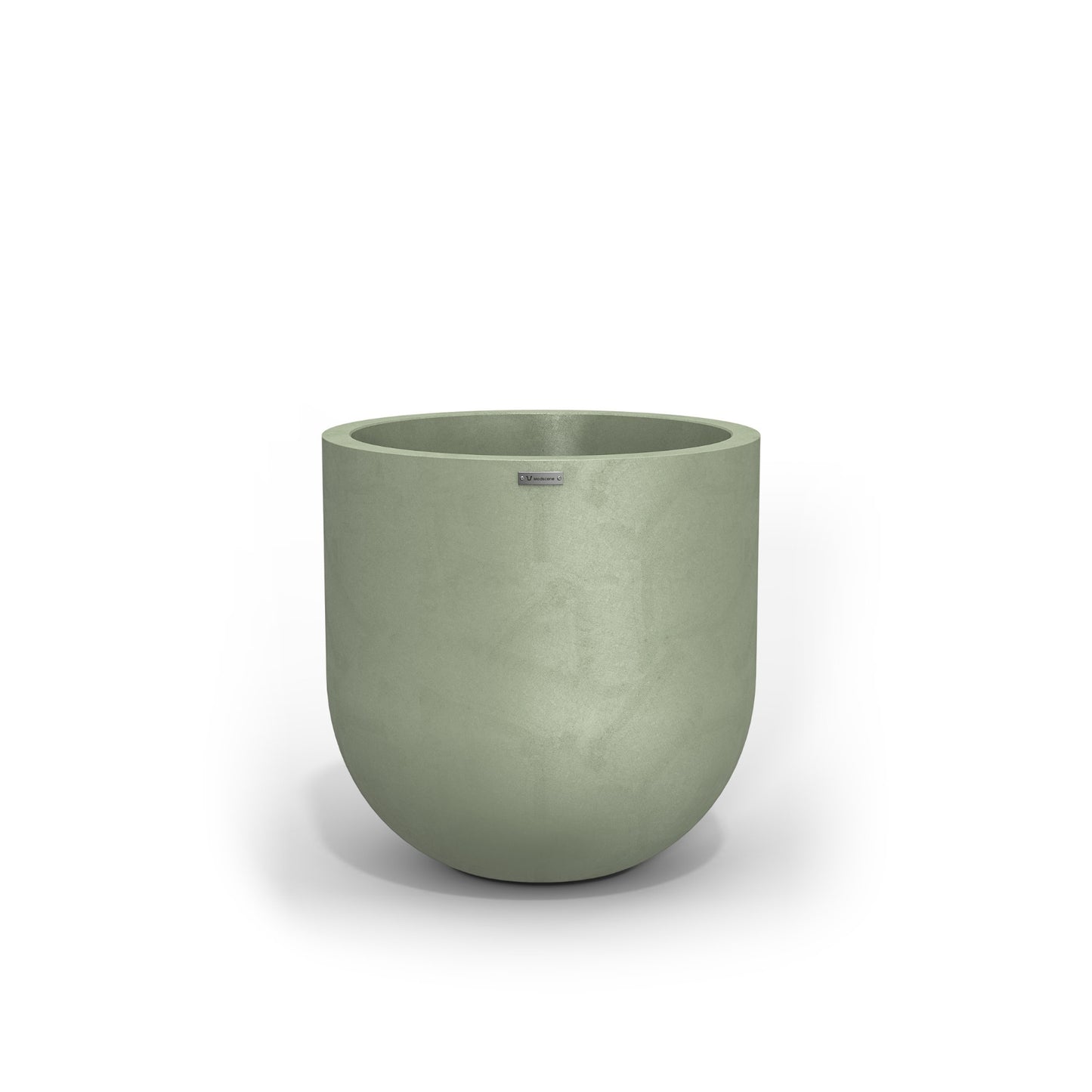 A modern pastel green planter by Modscene. New Zealand made plant pots.