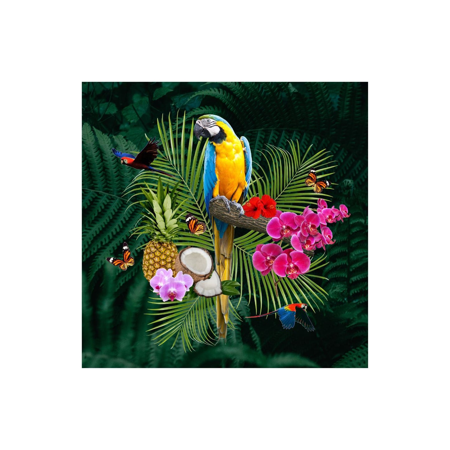 The Macaw Jungle table top by Modscene.