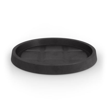 A black saucer for Modscene planters pots. New Zealand made.