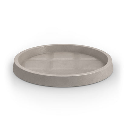 A concrete look saucer for Modscene planters pots. NZ made.