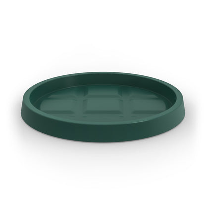 A large saucer for Modscene planters pots in a emerald green colour. NZ made.