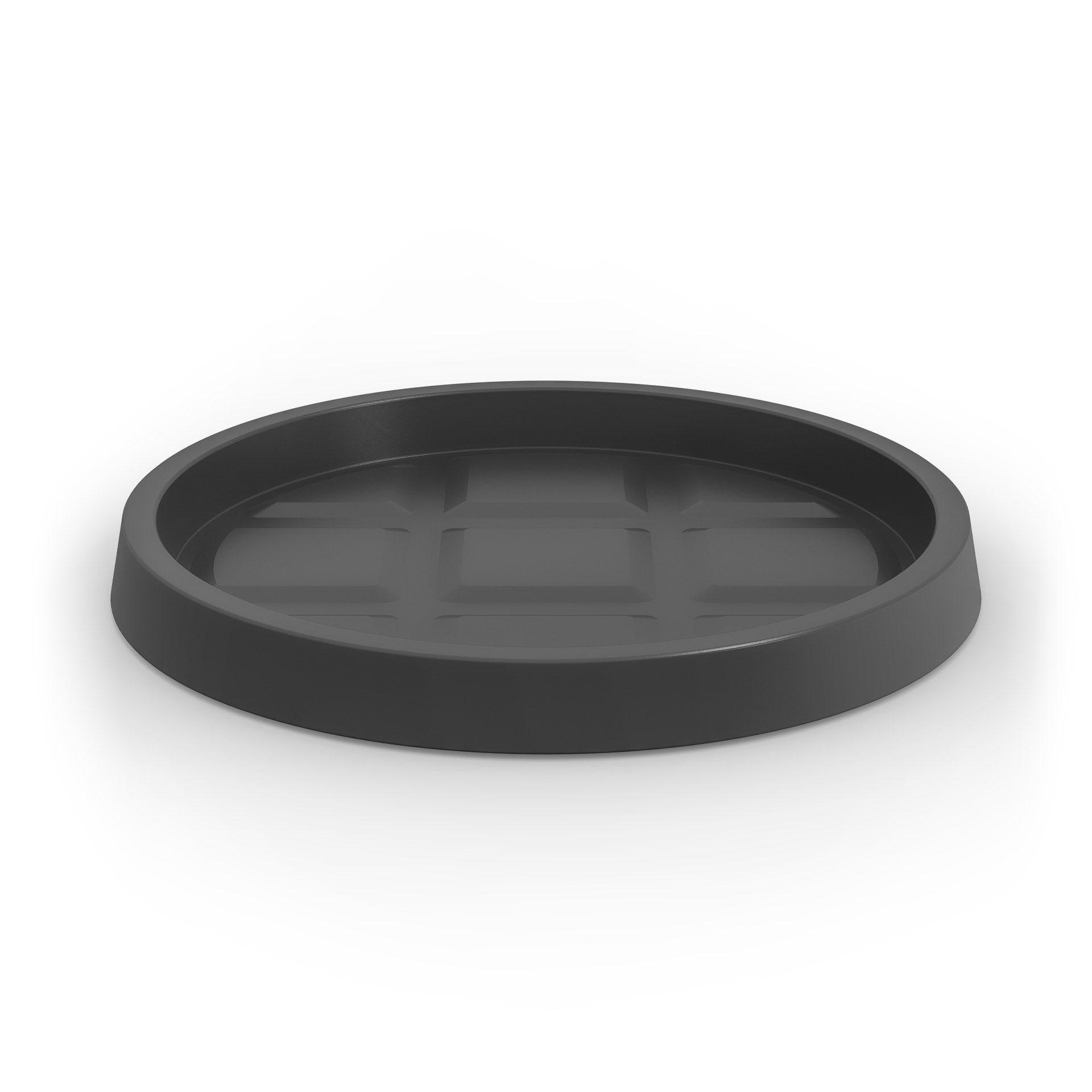 A dark grey saucer for Modscene planters pots. NZ made.