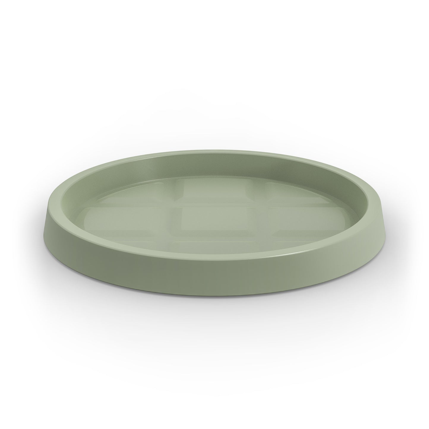 A light green saucer for Modscene planters pots.