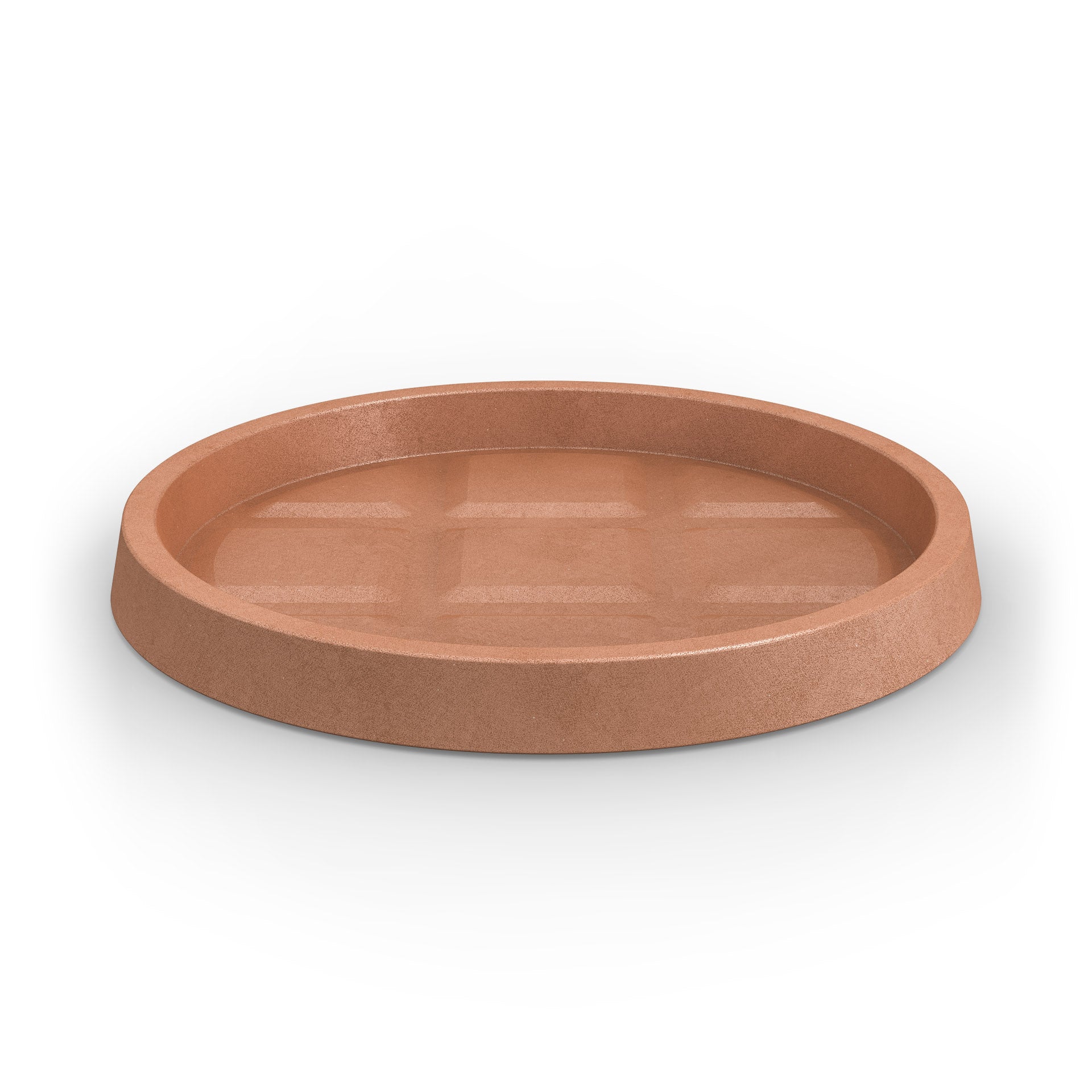 A rustic terracotta saucer for Modscene planters. NZ made.