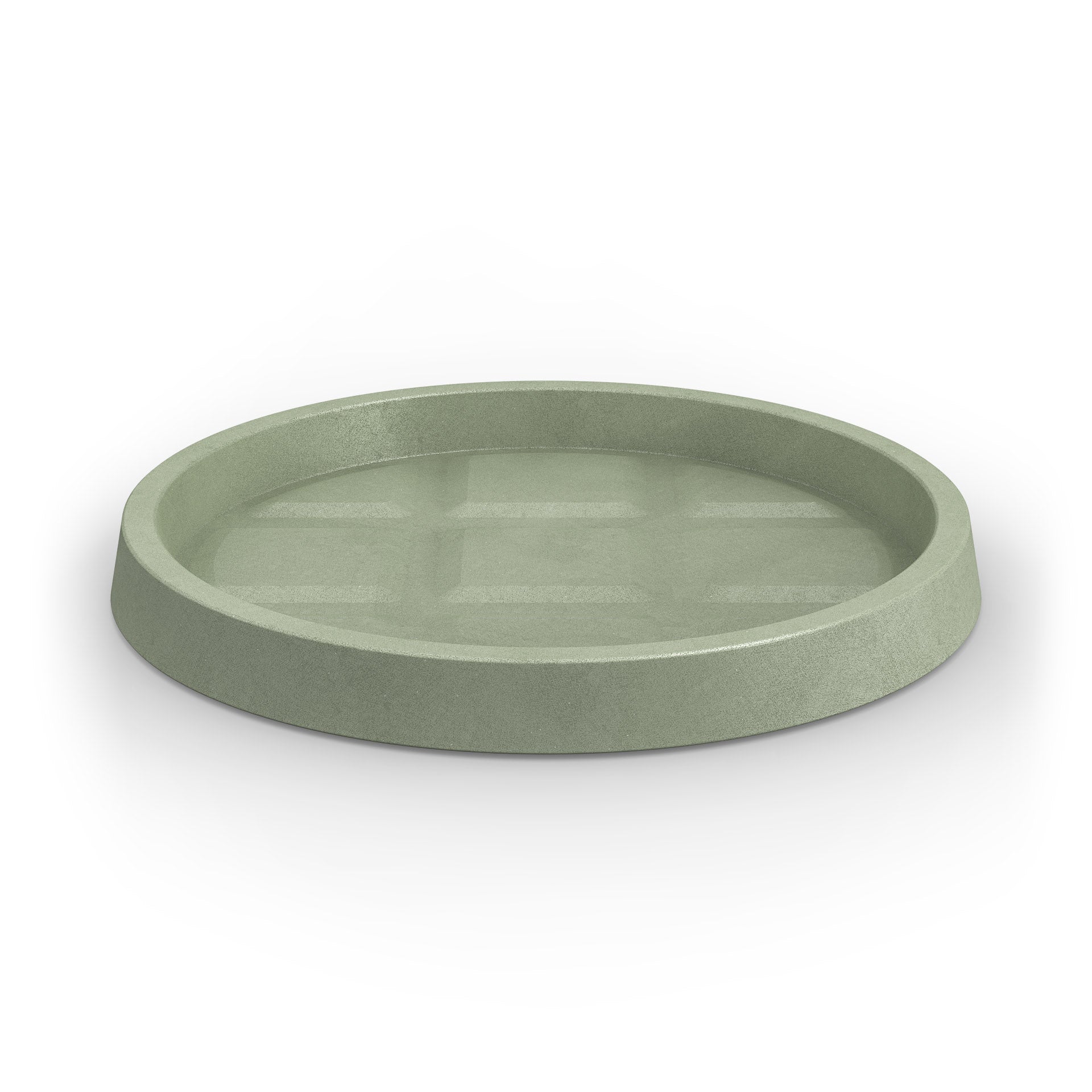 A pastel green saucer for Modscene planters. Made in New Zealand.