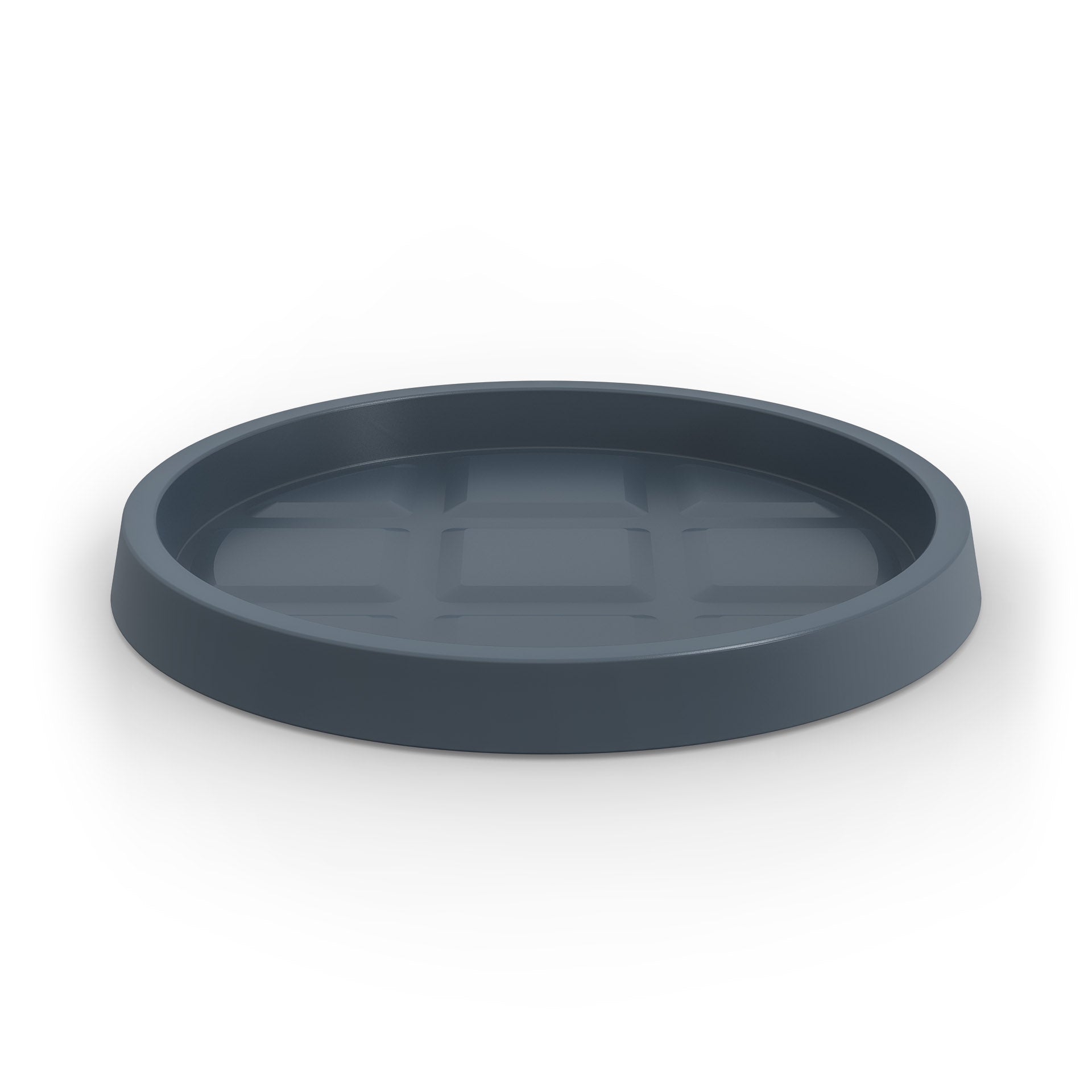 A dark grey saucer for Modscene planters. NZ made.