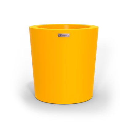 A small yellow planter pot made by Modscene New Zealand.