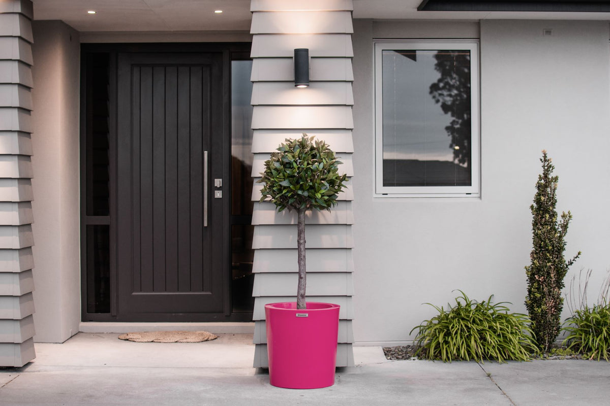 Milan 470 planter in a New Zealand residential setting