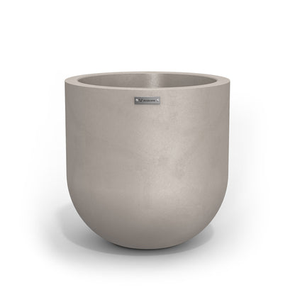 Medium Modscene planter pot in a sandstone colour with a concrete look.