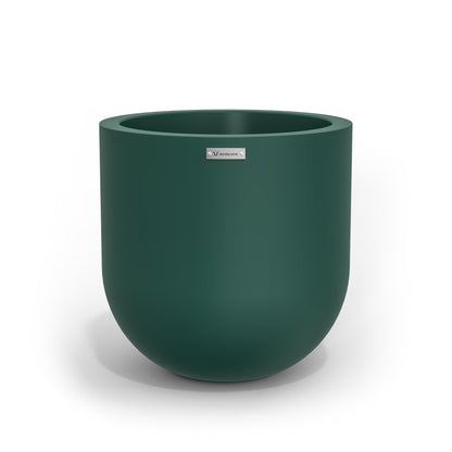Medium Modscene planter pot in a emerald green colour. NZ made.