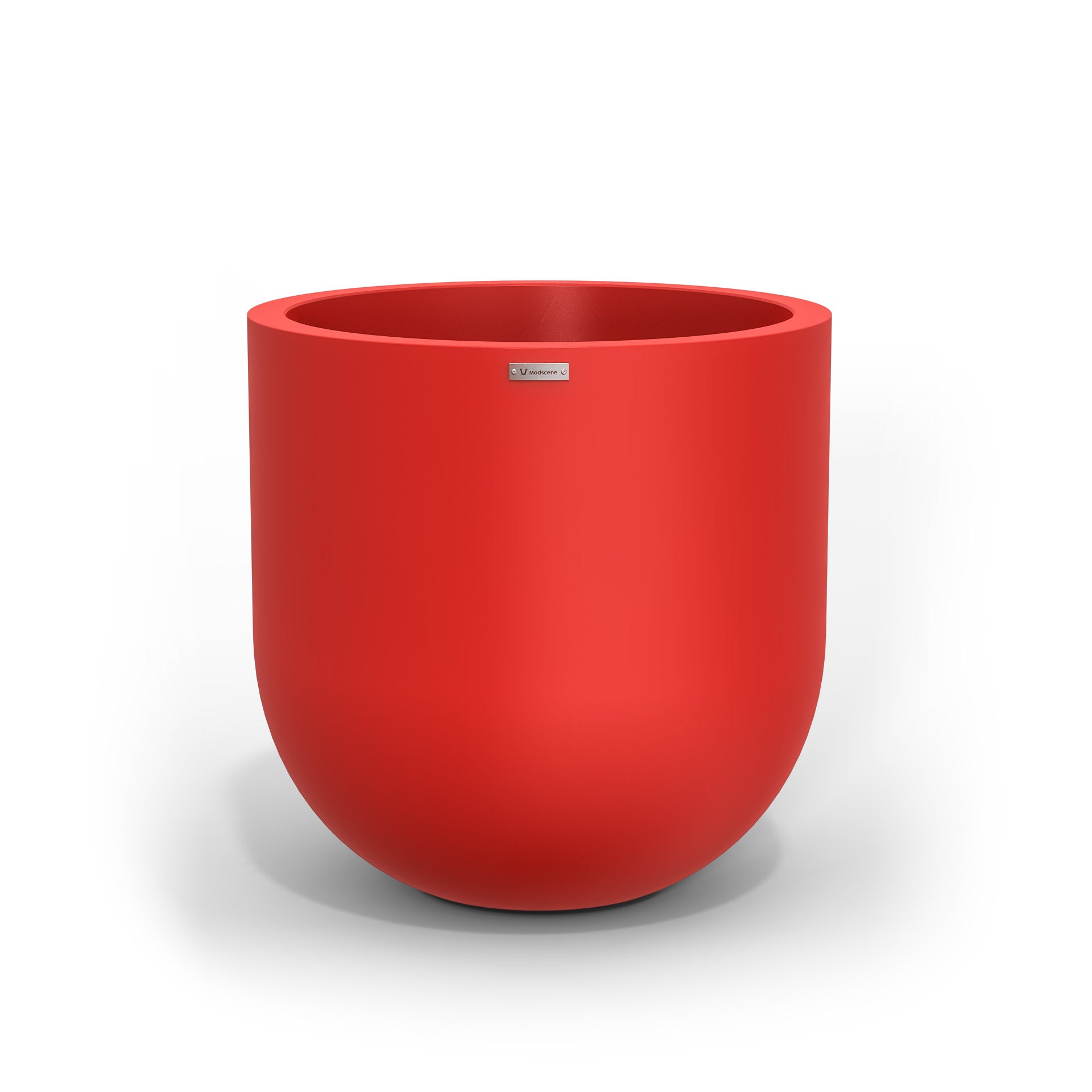 Large Modscene planter pot in a red colour. Made in New Zealand