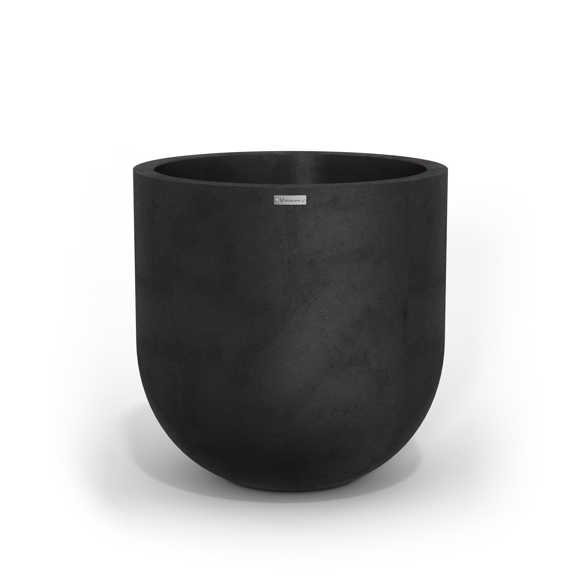 Large Modscene planter pot in a black colour with a concrete look. NZ made