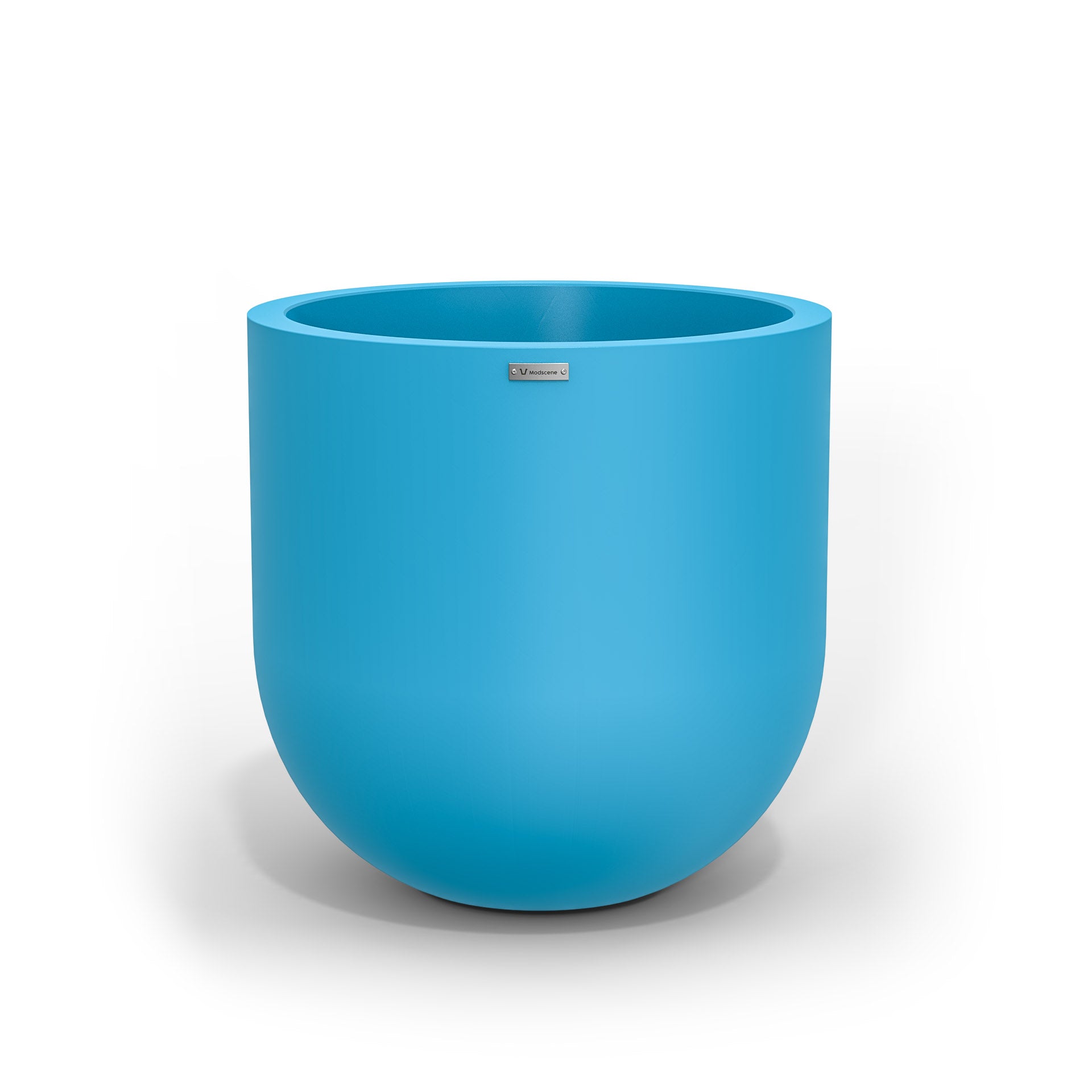 Large Modscene planter pot in a blue colour. Made in New Zealand