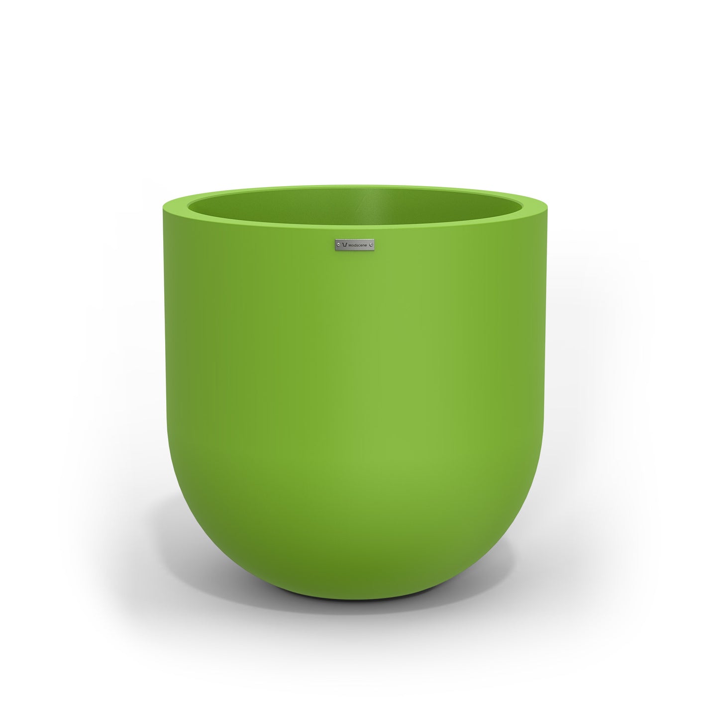 Large Modscene planter pot in a green colour. NZ made
