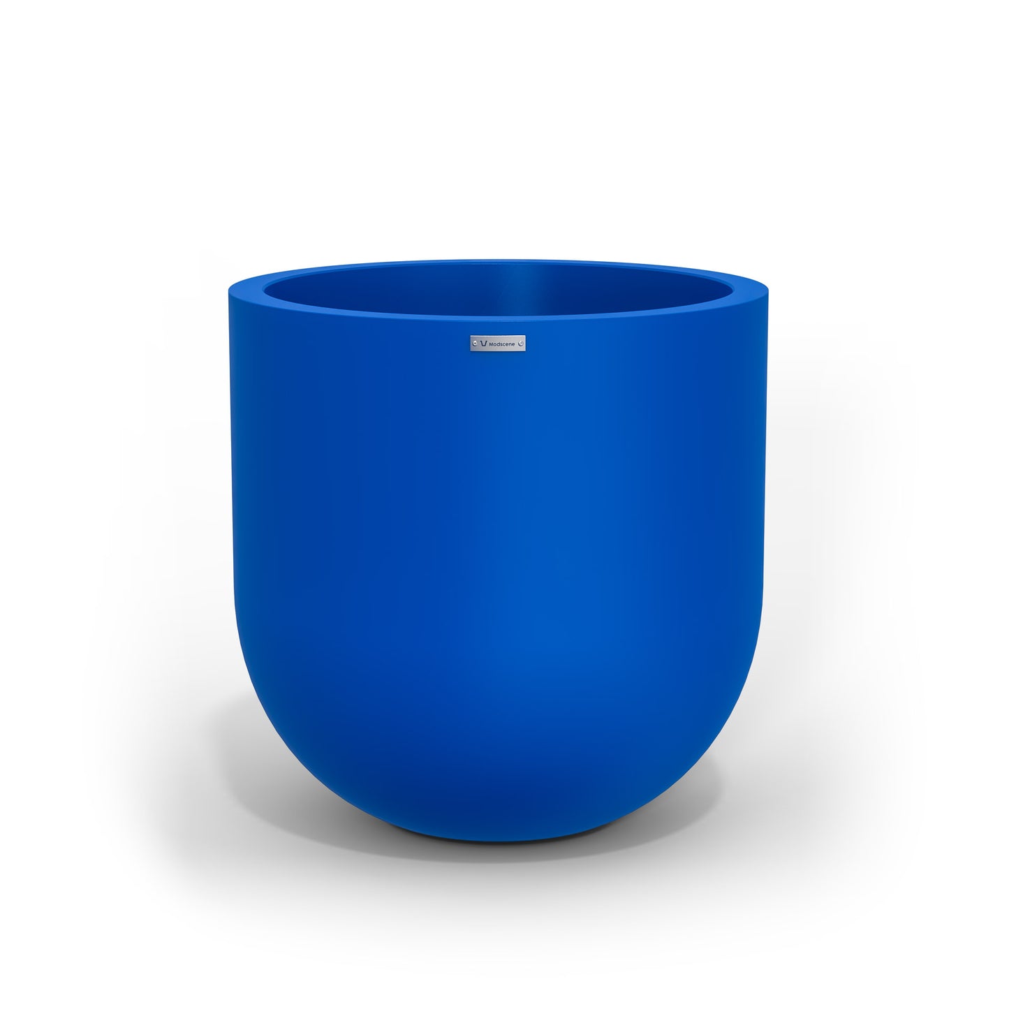 Large Modscene planter pot in a dark blue colour. NZ made