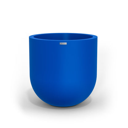 Large Modscene planter pot in a dark blue colour. NZ made