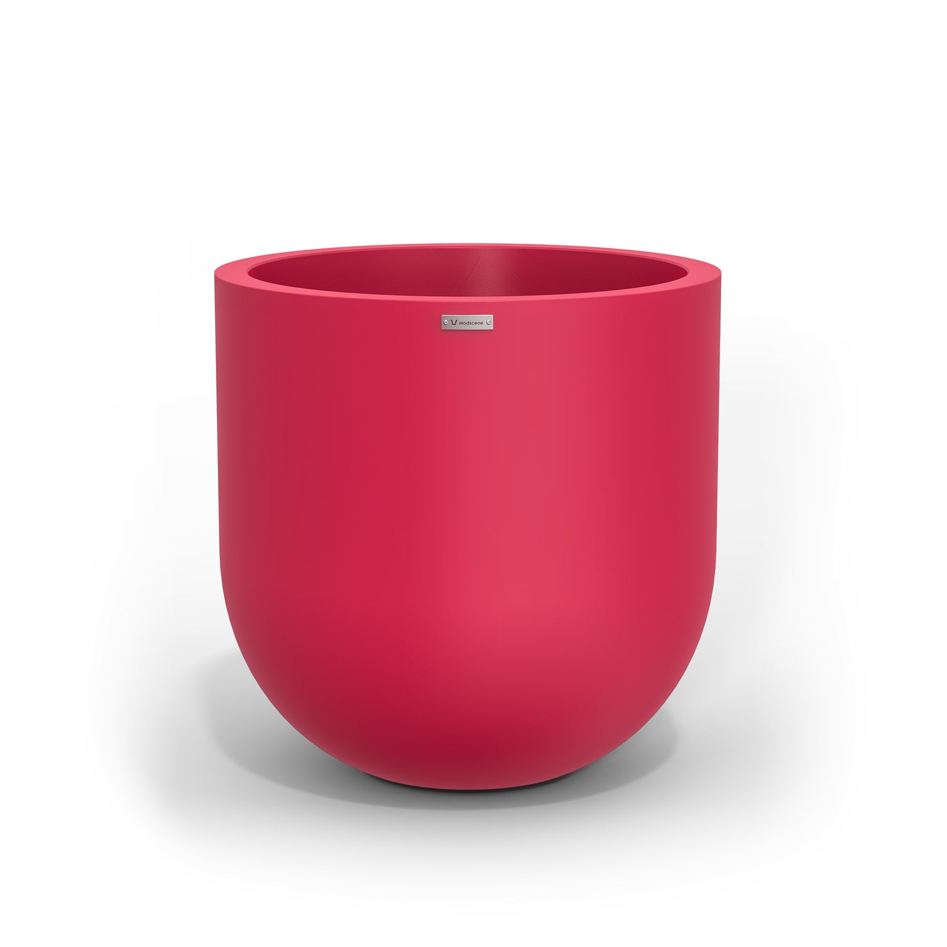 NZ made large Modscene planter pot in a pink colour