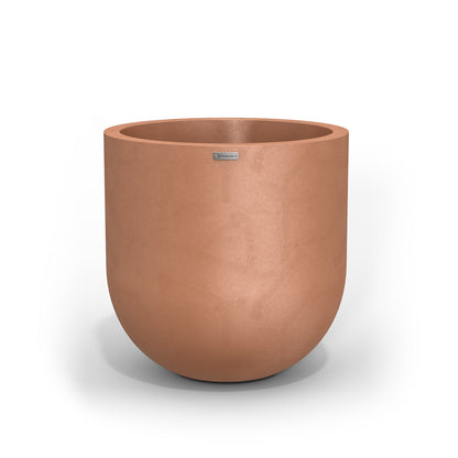Large Modscene planter pot in a rustic terracotta colour. New Zealand made