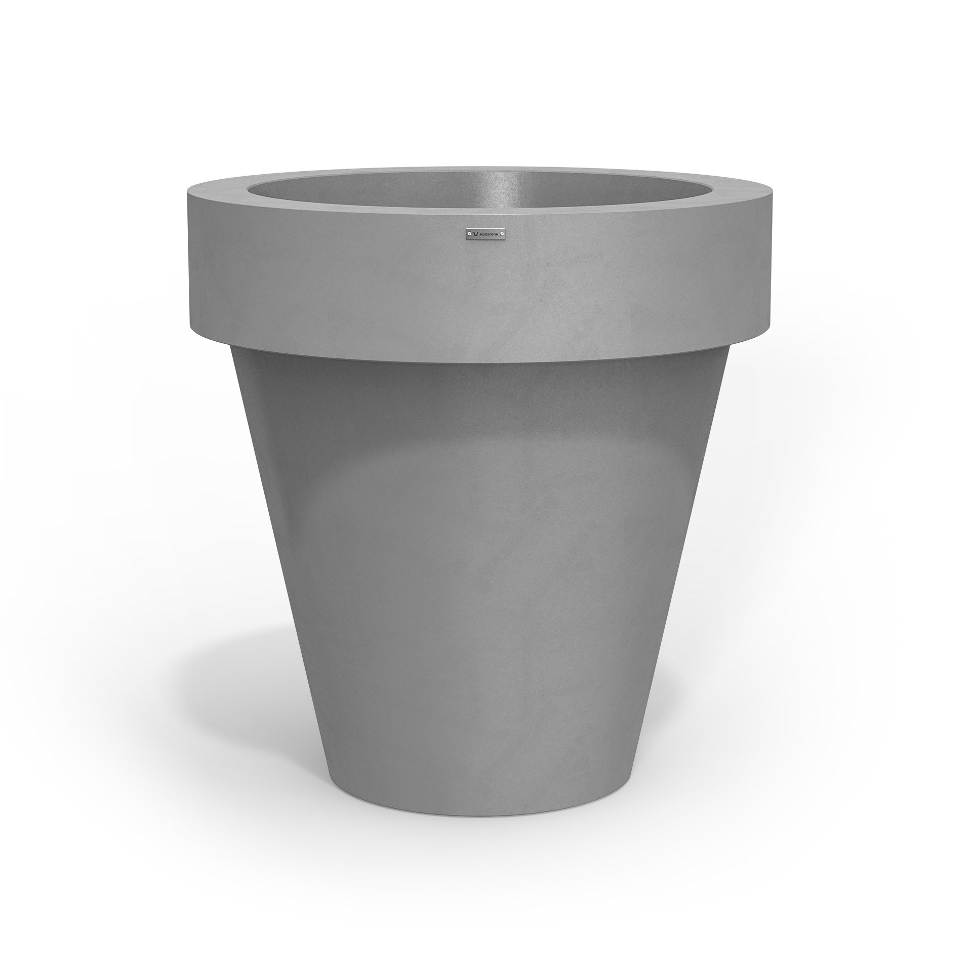 Extra large Modscene planter pot in a light grey colour with a concrete look.