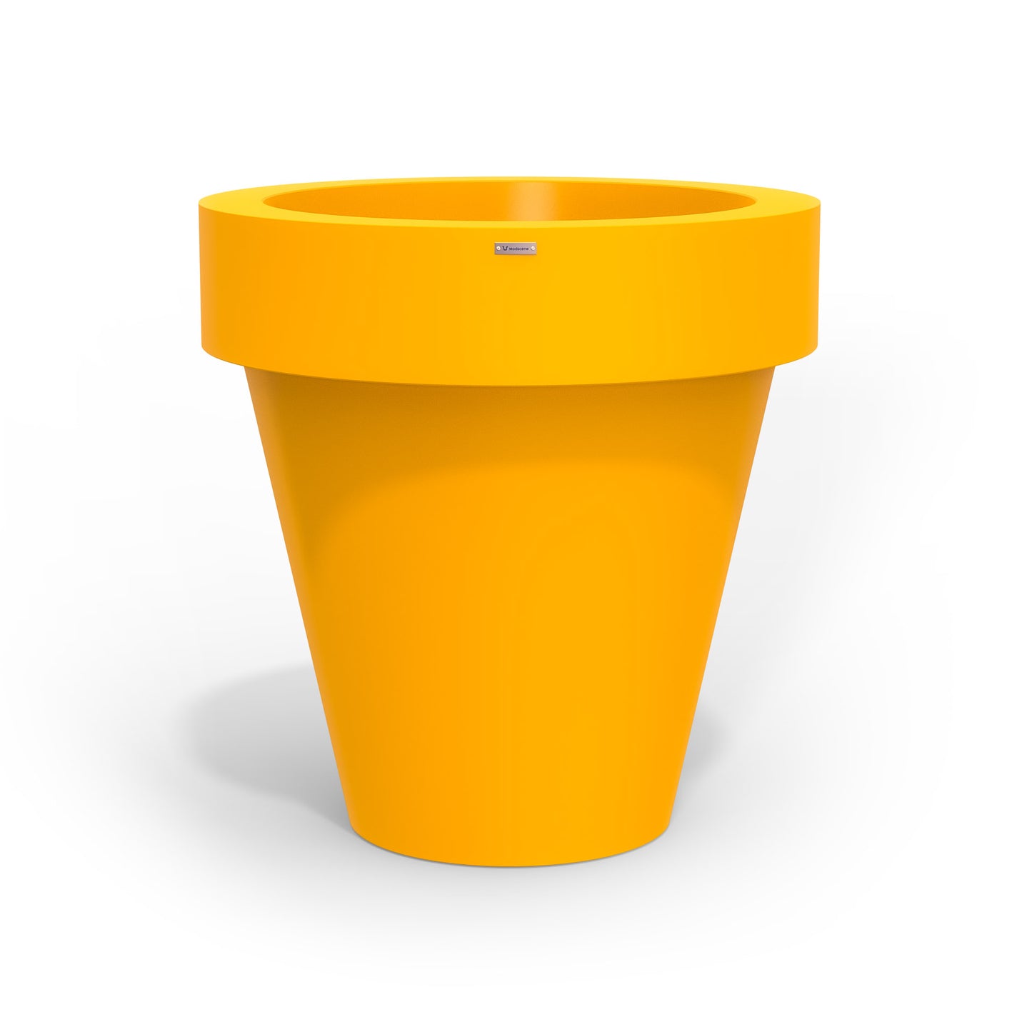 Extra large Modscene planter pot in a yellow colour. NZ made.