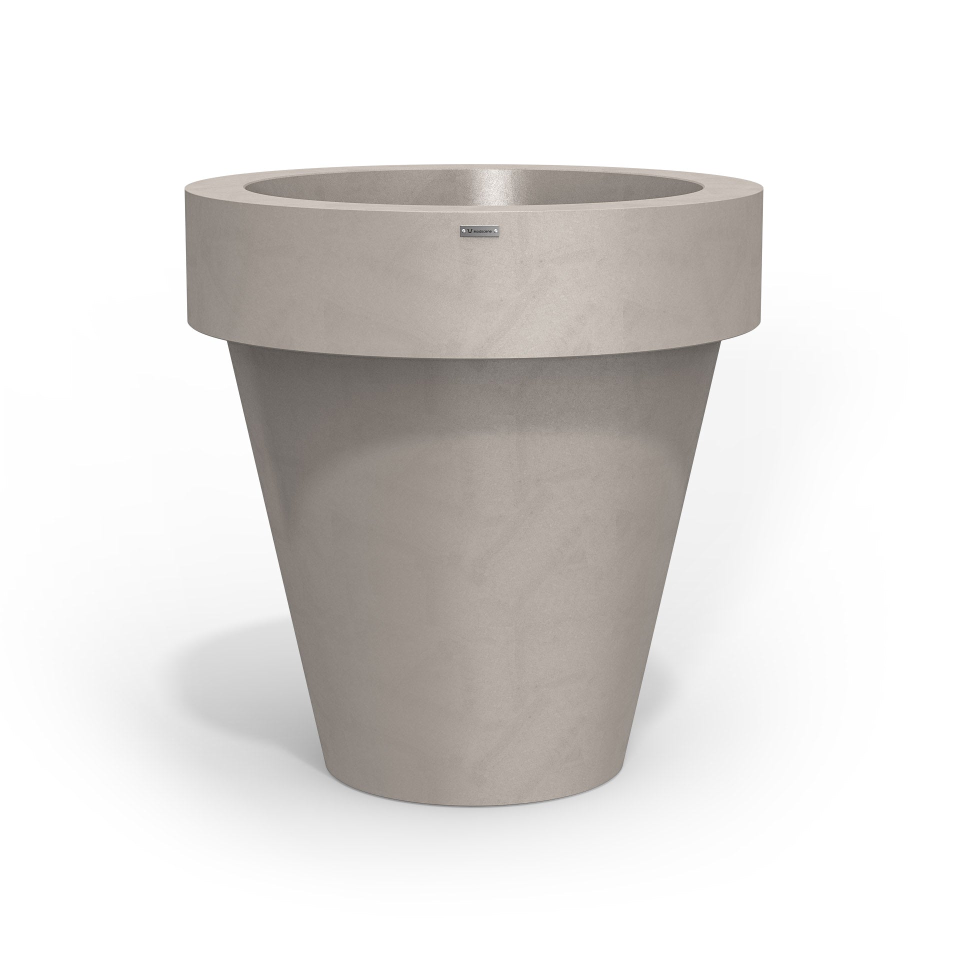 Extra large Modscene planter pot in a sandstone colour with a concrete look.