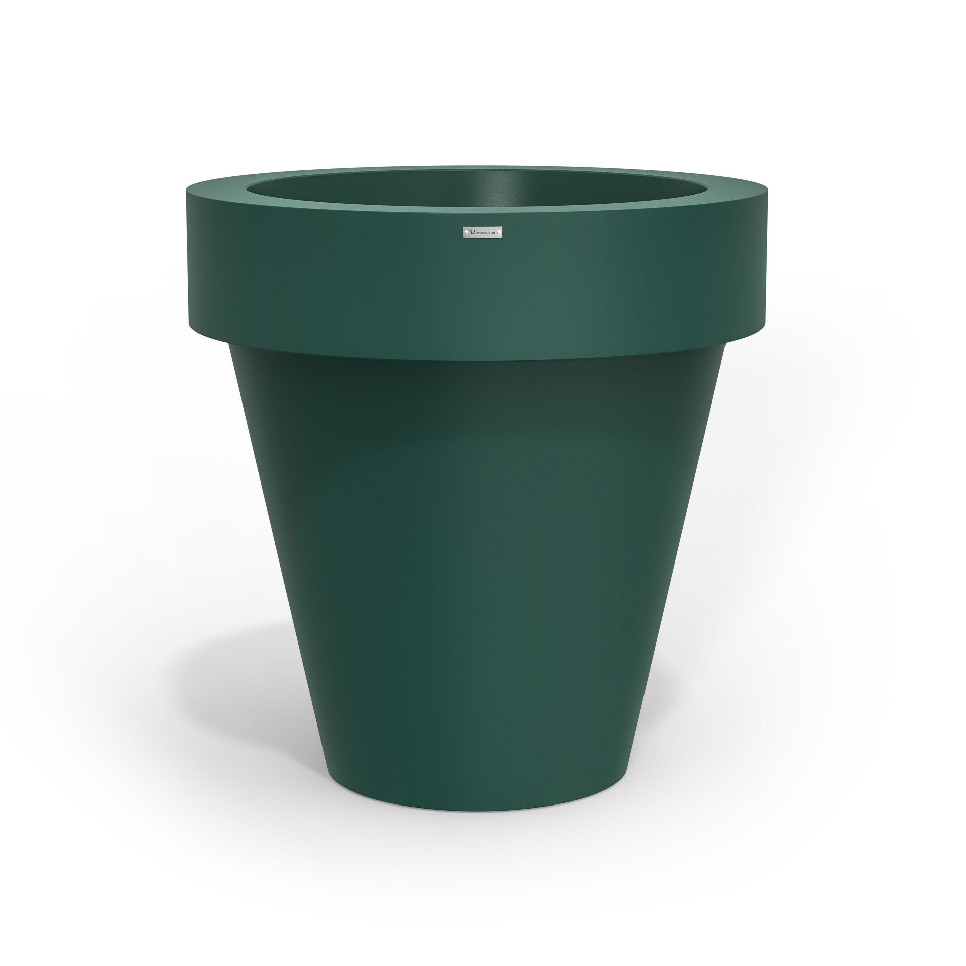 Extra large Modscene planter pot in a emerald green colour. NZ made.