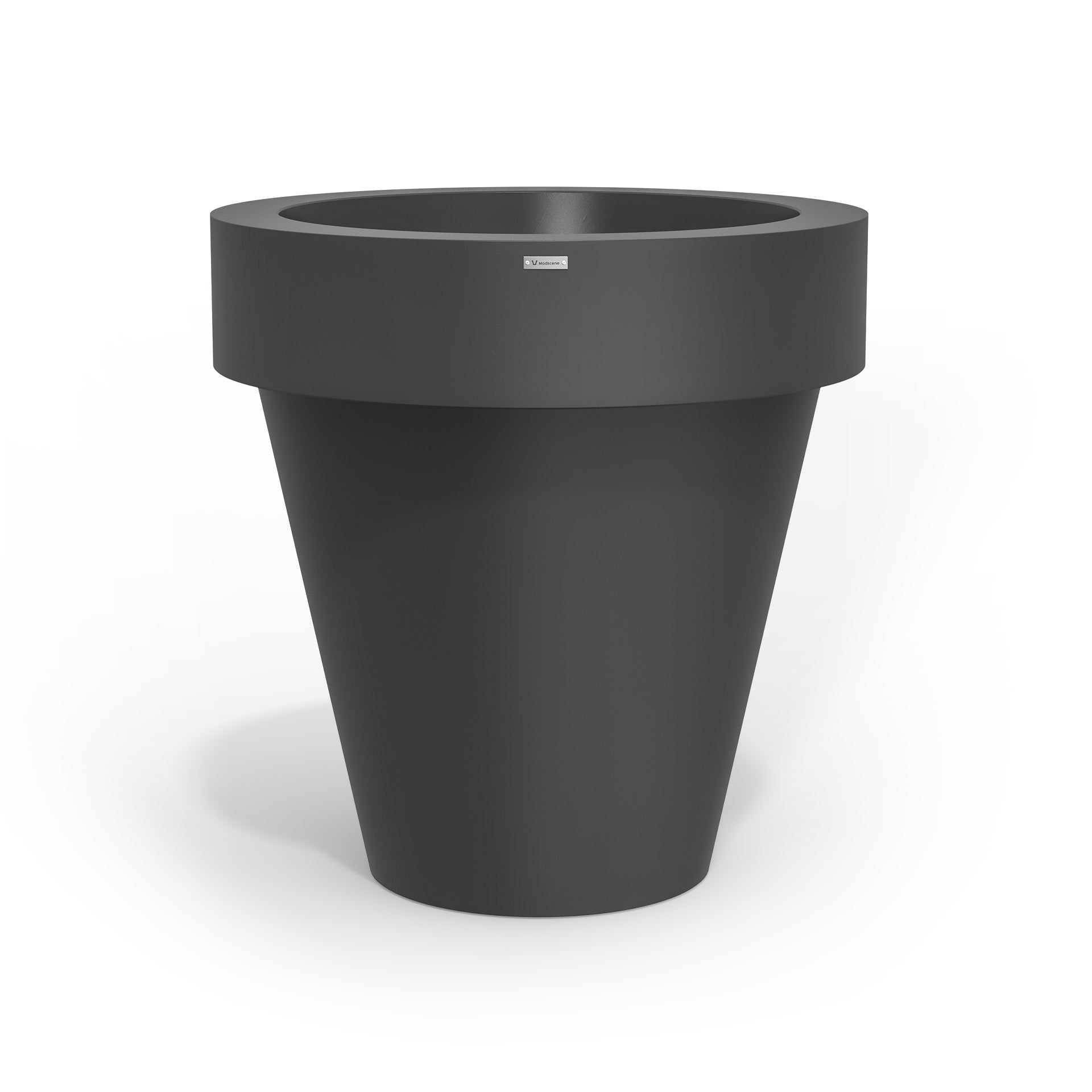 Extra large Modscene planter pot in a dark grey colour. New Zealand made.