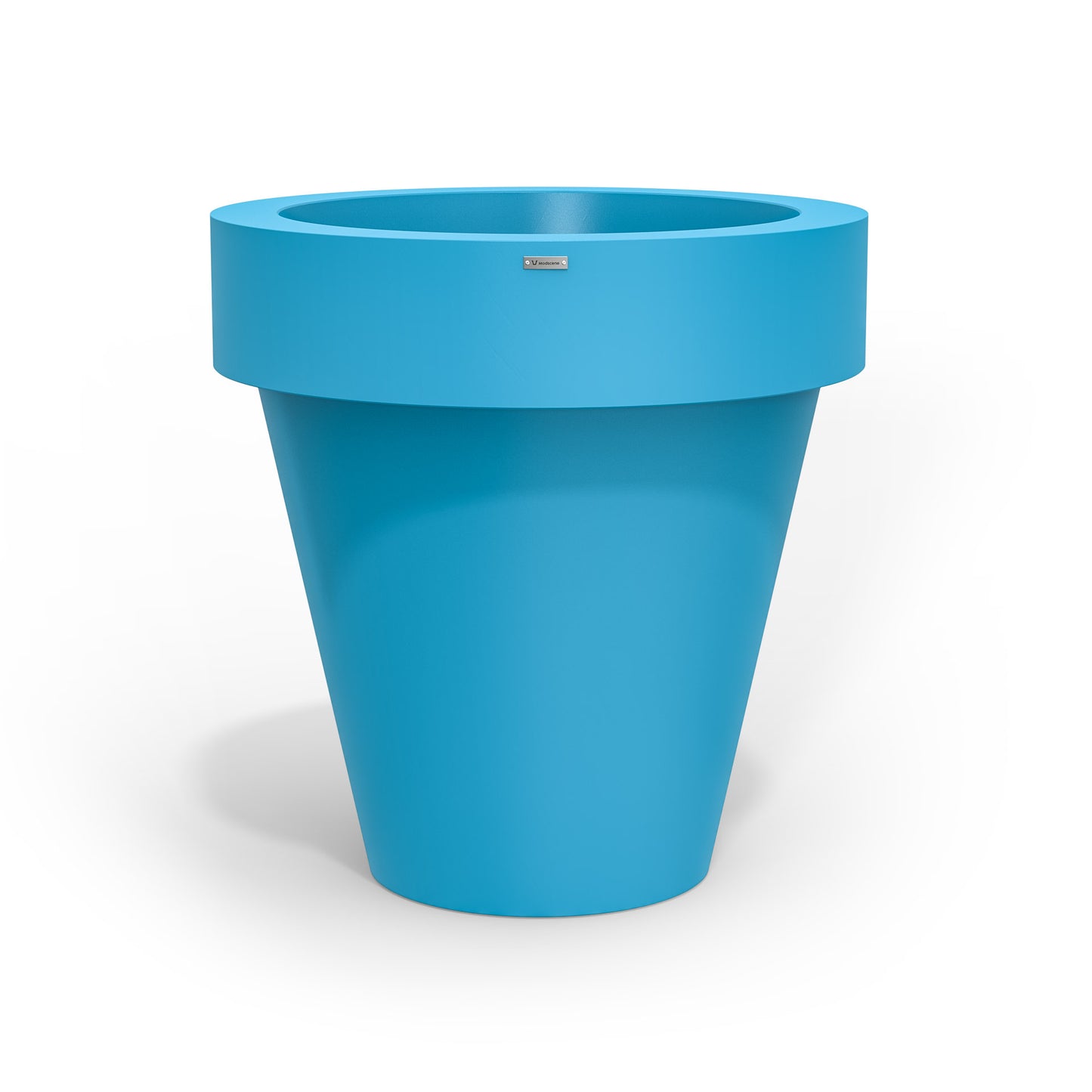 Extra large Modscene planter pot in a blue colour. NZ made.