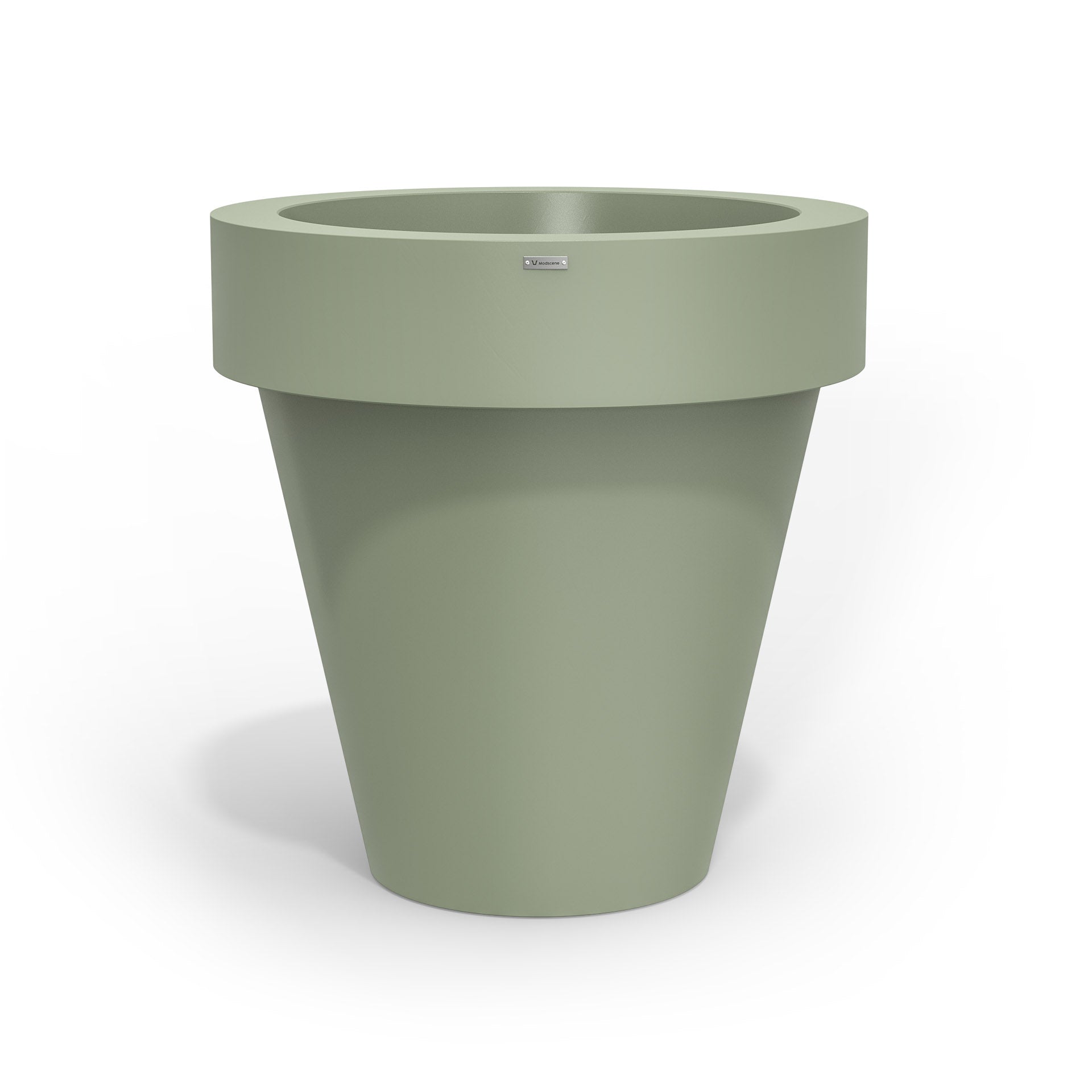 Extra large Modscene planter pot in a pastel green colour.