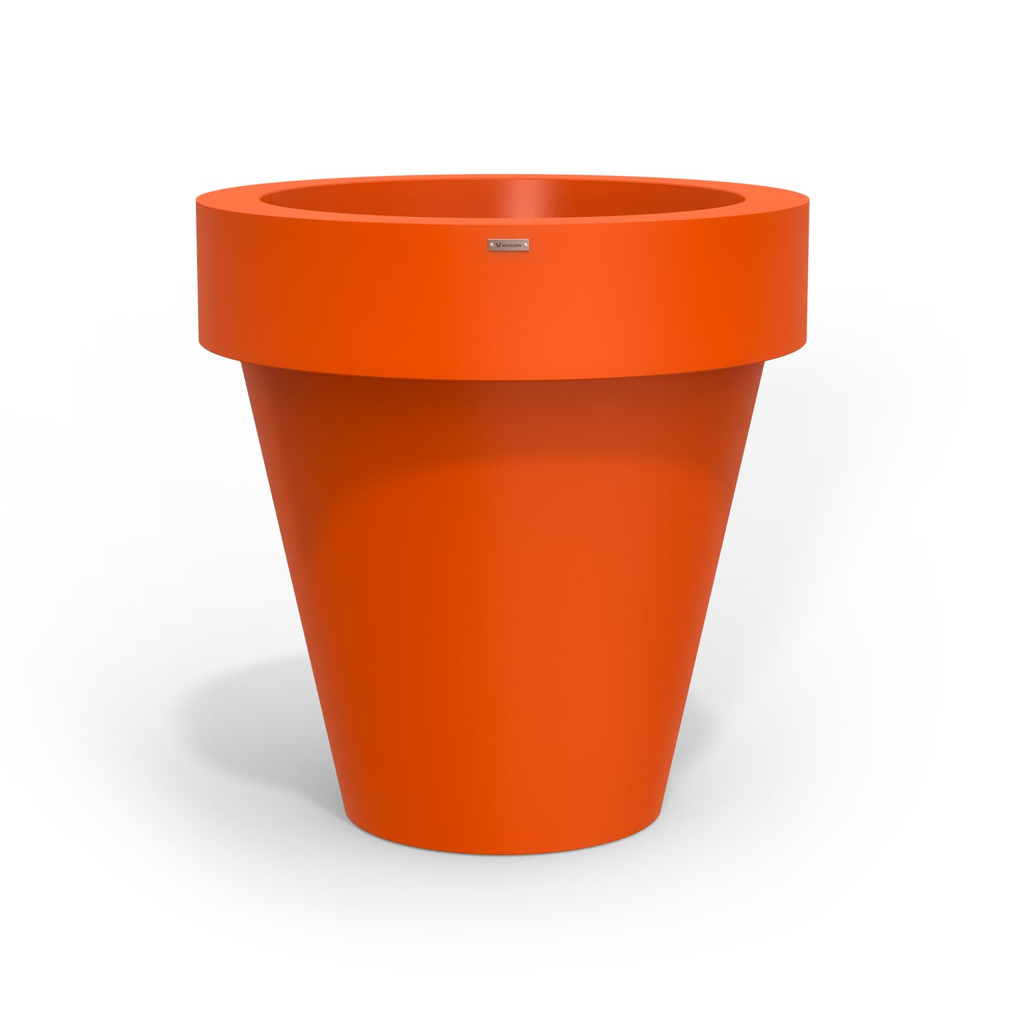 Extra large Modscene planter pot in a orange colour. New Zealand made.