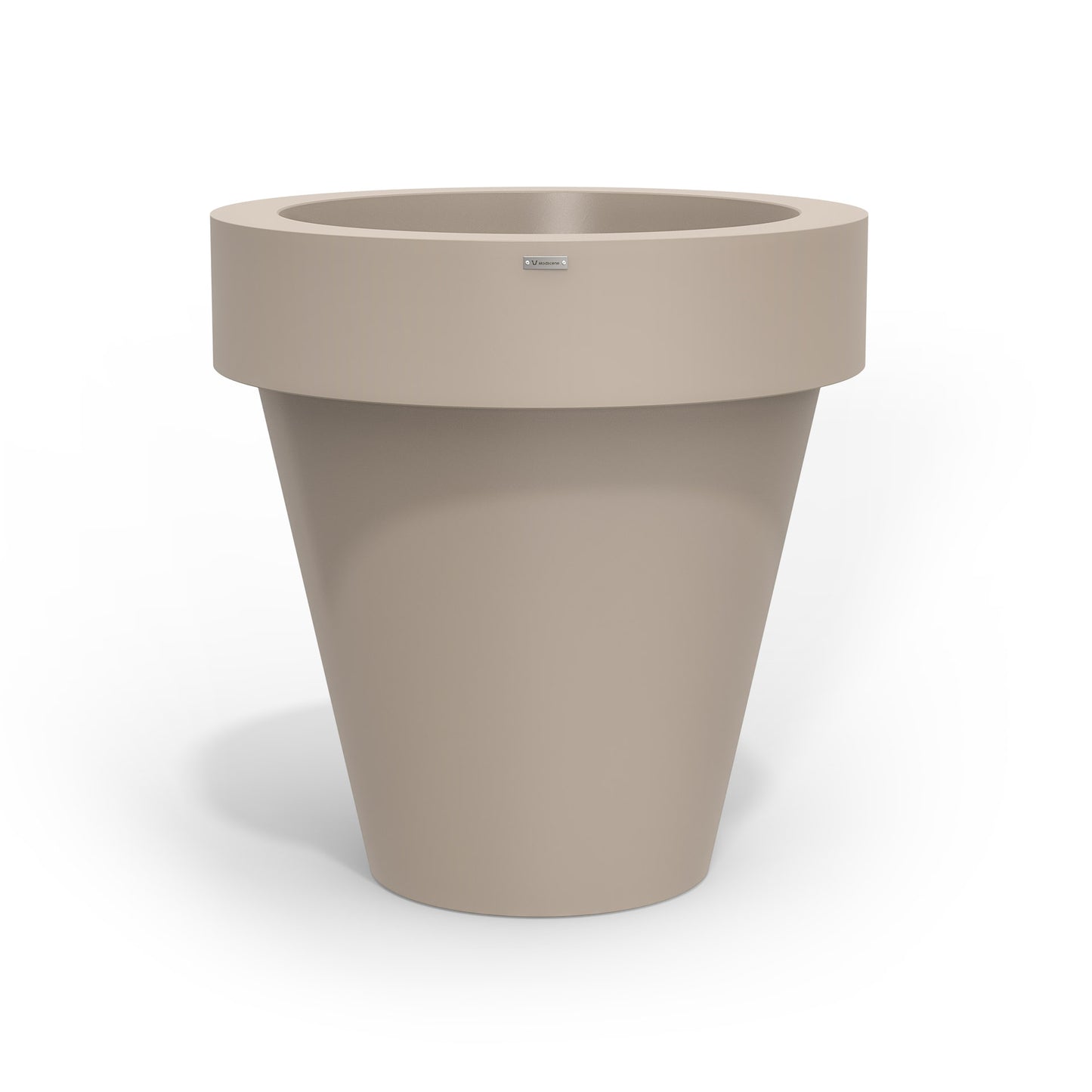 Extra large Modscene planter pot in a sandstone colour. Made in NZ.