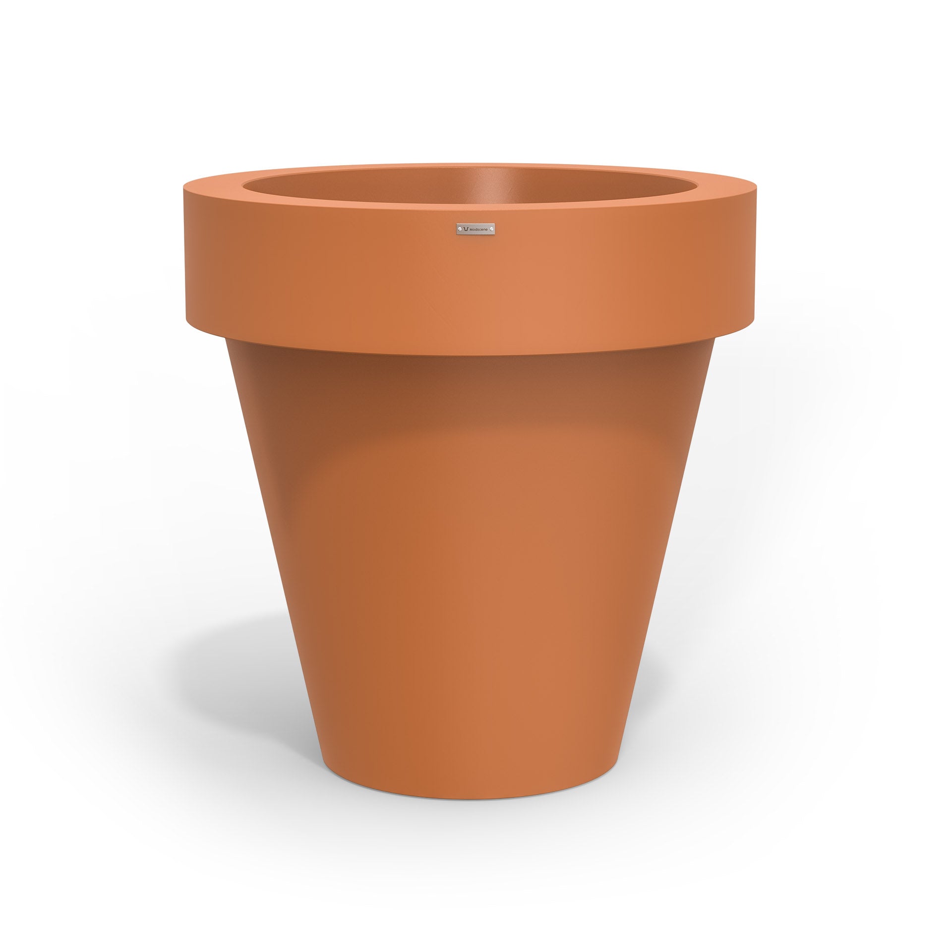 Extra large Modscene planter pot in a terracotta colour. NZ made.