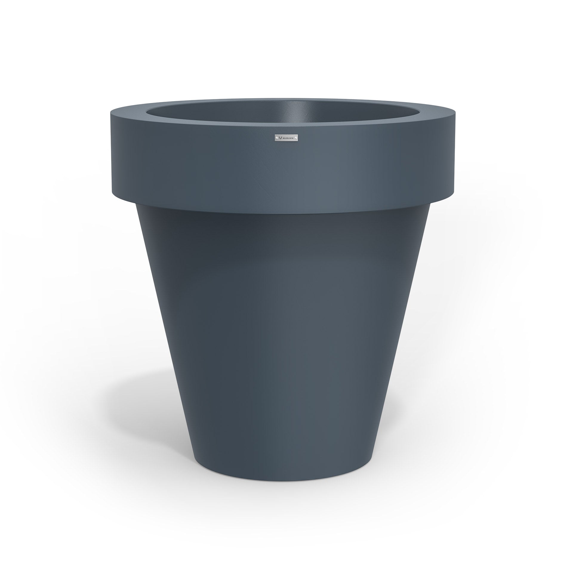 Extra large Modscene planter pot in a dark grey colour. Made in NZ.