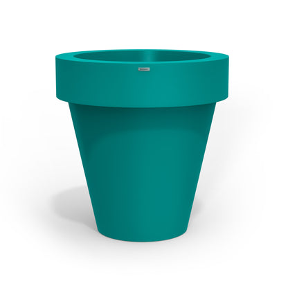 Extra large Modscene planter pot in a teal colour. Made in NZ.